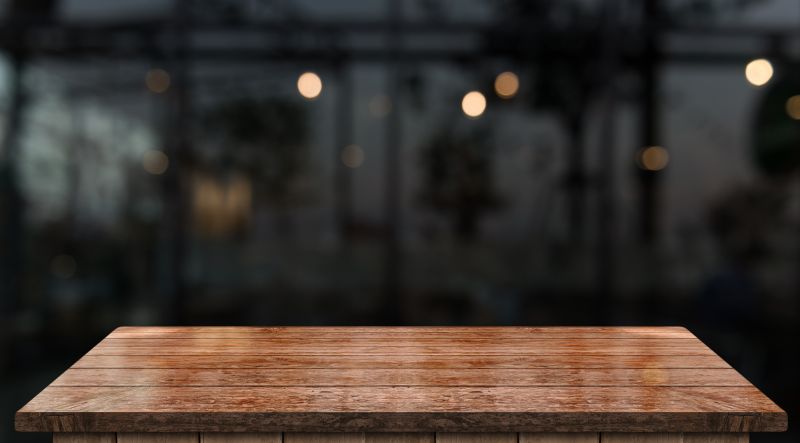 Refinished Table in a Modern Home